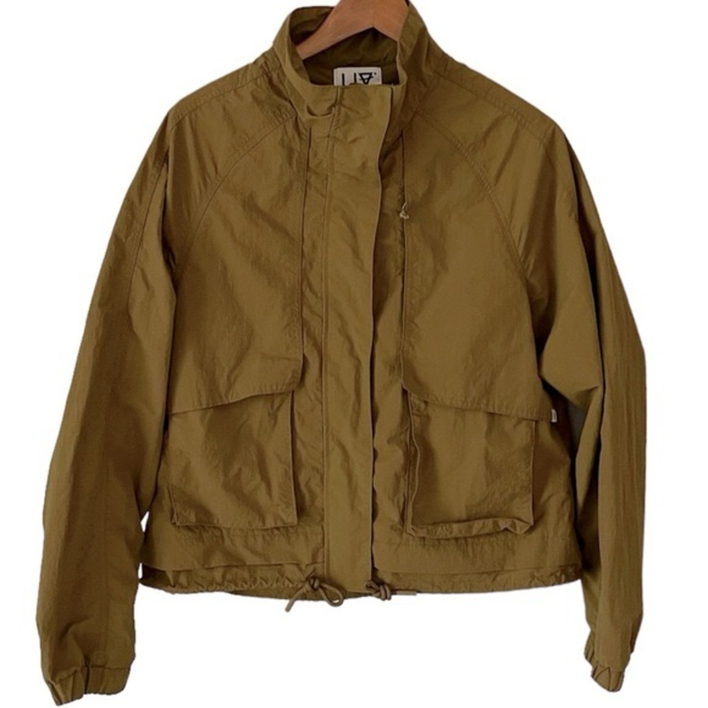 Olive Green Windbreaker Jacket | Size L | Lightweight Utility